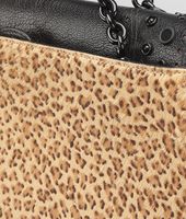 Bottega Veneta® Kenya Nero Pony Madras Heritage Mirror Bag Bottega Veneta® Kenya Nero Pony Madras Heritage Mirror Bag