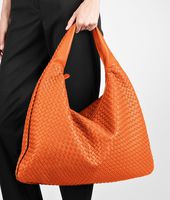 Bottega Veneta® Tangerine Intrecciato Nappa Maxi Veneta Bottega Veneta® Tangerine Intrecciato Nappa Maxi Veneta