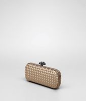 Bottega Veneta® Walnut Intreccio Impero Ayers Stretch Knot Bottega Veneta® Walnut Intreccio Impero Ayers Stretch Knot