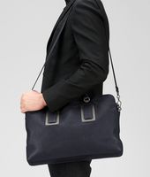 Bottega Veneta® Prusse Buffalo Leather Metal Briefcase Bottega Veneta® Prusse Buffalo Leather Metal Briefcase