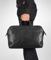 Bottega Veneta® NERO MADRAS HERITAGE BRIEFCASE Bottega Veneta® NERO MADRAS HERITAGE BRIEFCASE