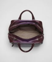 Bottega Veneta® SAC BRERA AUBERGINE PURPURA EN CUIR MADRAS FUMÉ Bottega Veneta® SAC BRERA AUBERGINE PURPURA EN CUIR MADRAS FUMÉ
