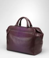 Bottega Veneta® SAC BRERA AUBERGINE PURPURA EN CUIR MADRAS FUMÉ Bottega Veneta® SAC BRERA AUBERGINE PURPURA EN CUIR MADRAS FUMÉ