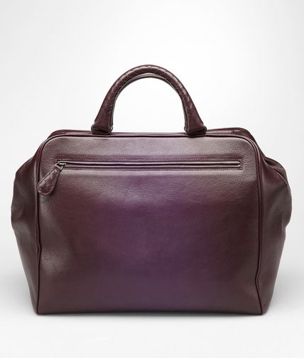 BOTTEGA VENETA - AUBERGINE PURPURA MADRAS SFUMATO BRERA BAG