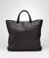 Bottega Veneta® CABRIOLET TOTE BAG AUS LEDER NERO Bottega Veneta® CABRIOLET TOTE BAG AUS LEDER NERO
