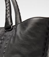 Bottega Veneta® CABRIOLET TOTE BAG AUS LEDER NERO Bottega Veneta® CABRIOLET TOTE BAG AUS LEDER NERO