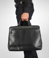 Bottega Veneta® NERO MADRAS HERITAGE TOTE Bottega Veneta® NERO MADRAS HERITAGE TOTE