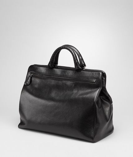 BOTTEGA VENETA - NERO MADRAS HERITAGE TOTE