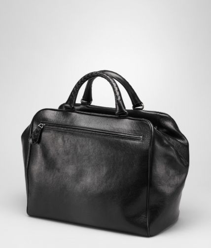 BOTTEGA VENETA - NERO ARDOISE MADRAS SFUMATO BRERA BAG