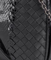 Bottega Veneta® Nero Intrecciato Nappa Ayers Messenger Bottega Veneta® Nero Intrecciato Nappa Ayers Messenger