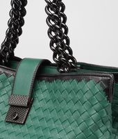 Bottega Veneta® Menthe Intrecciato Nappa Glass Bag Bottega Veneta® Menthe Intrecciato Nappa Glass Bag
