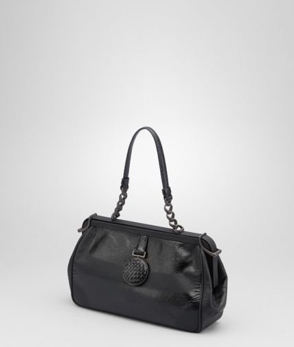 BOTTEGA VENETA - NERO MADRAS CHIAROSCURO BAG