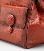 Bottega Veneta® BURNT RED MADRAS CHIAROSCURO BAG Bottega Veneta® BURNT RED MADRAS CHIAROSCURO BAG