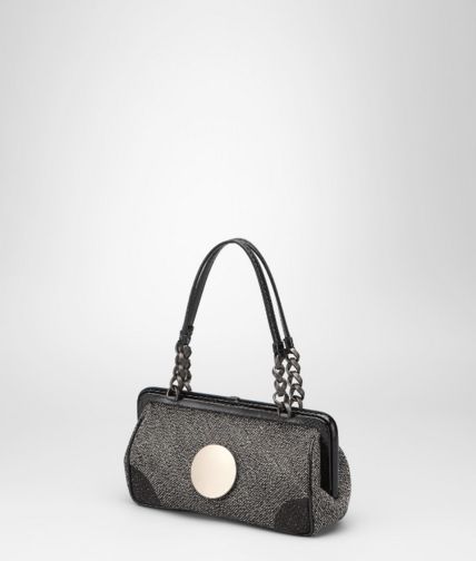 BOTTEGA VENETA - MEDIUM GREY BELLAGIO AYERS SPHERE BAG