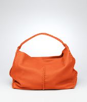 Bottega Veneta® Tasche aus gewaschenem Cervo Leder Tangerine Bottega Veneta® Tasche aus gewaschenem Cervo Leder Tangerine
