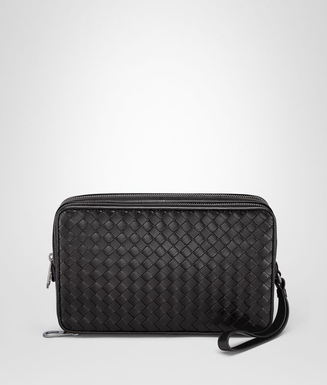 BOTTEGA VENETA NERO INTRECCIATO VN DOCUMENT CASE Small bag U fp