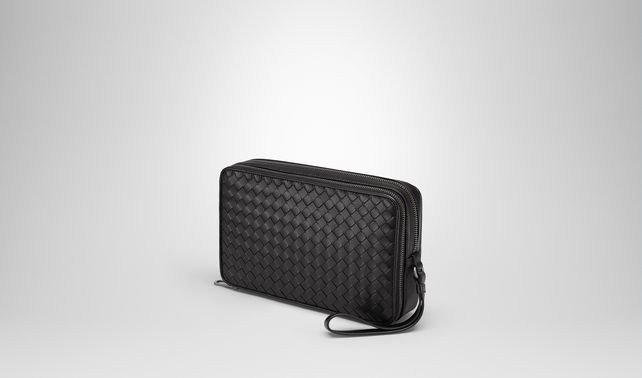 BOTTEGA VENETA - NERO INTRECCIATO VN DOCUMENT CASE