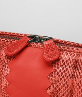 Bottega Veneta® New Red Intrecciato Nappa Ayers Messenger Bottega Veneta® New Red Intrecciato Nappa Ayers Messenger