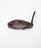 Bottega Veneta® NERO CHIAROSCURO MADRAS CHIAROSCURO Pouch Bottega Veneta® NERO CHIAROSCURO MADRAS CHIAROSCURO Pouch
