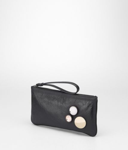 BOTTEGA VENETA - NERO CHIAROSCURO MADRAS CHIAROSCURO Pouch