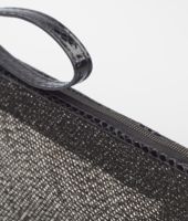Bottega Veneta® MEDIUM GREY BELLAGIO AYERS Pouch Bottega Veneta® MEDIUM GREY BELLAGIO AYERS Pouch