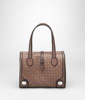 Bottega Veneta® MUD INTRECCIO BORDER CALF SPHERE BAG Bottega Veneta® MUD INTRECCIO BORDER CALF SPHERE BAG