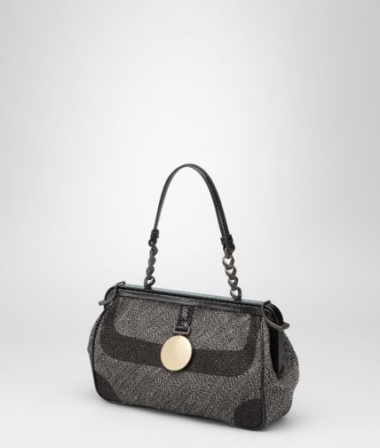 BOTTEGA VENETA - MEDIUM GREY BELLAGIO AYERS SPHERE BAG