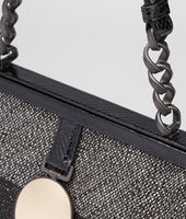 Bottega Veneta® MEDIUM GREY BELLAGIO AYERS SPHERE BAG Bottega Veneta® MEDIUM GREY BELLAGIO AYERS SPHERE BAG