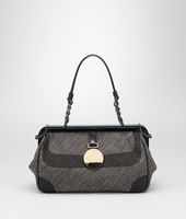 Bottega Veneta® MEDIUM GREY BELLAGIO AYERS SPHERE BAG Bottega Veneta® MEDIUM GREY BELLAGIO AYERS SPHERE BAG