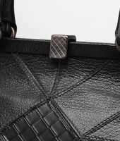 Bottega Veneta® Nero Madras Heritage Patch Sant'Andrea Bag Bottega Veneta® Nero Madras Heritage Patch Sant'Andrea Bag