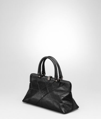 BOTTEGA VENETA - Nero Madras Heritage Patch Sant'Andrea Bag