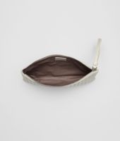 Bottega Veneta® PLATINUM INTRECCIATO NAPPA METALLIZZATO Pouch Bottega Veneta® PLATINUM INTRECCIATO NAPPA METALLIZZATO Pouch