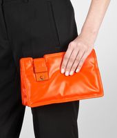 Bottega Veneta® TANGERINE SETASETTANTA CLUTCH Bottega Veneta® TANGERINE SETASETTANTA CLUTCH