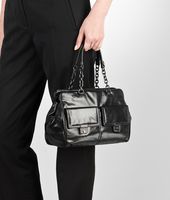 Bottega Veneta® NERO SETASETTANTA BAG Bottega Veneta® NERO SETASETTANTA BAG