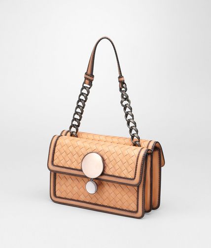 BOTTEGA VENETA - PALAZZO INTRECCIO BORDER CALF SPHERE BAG