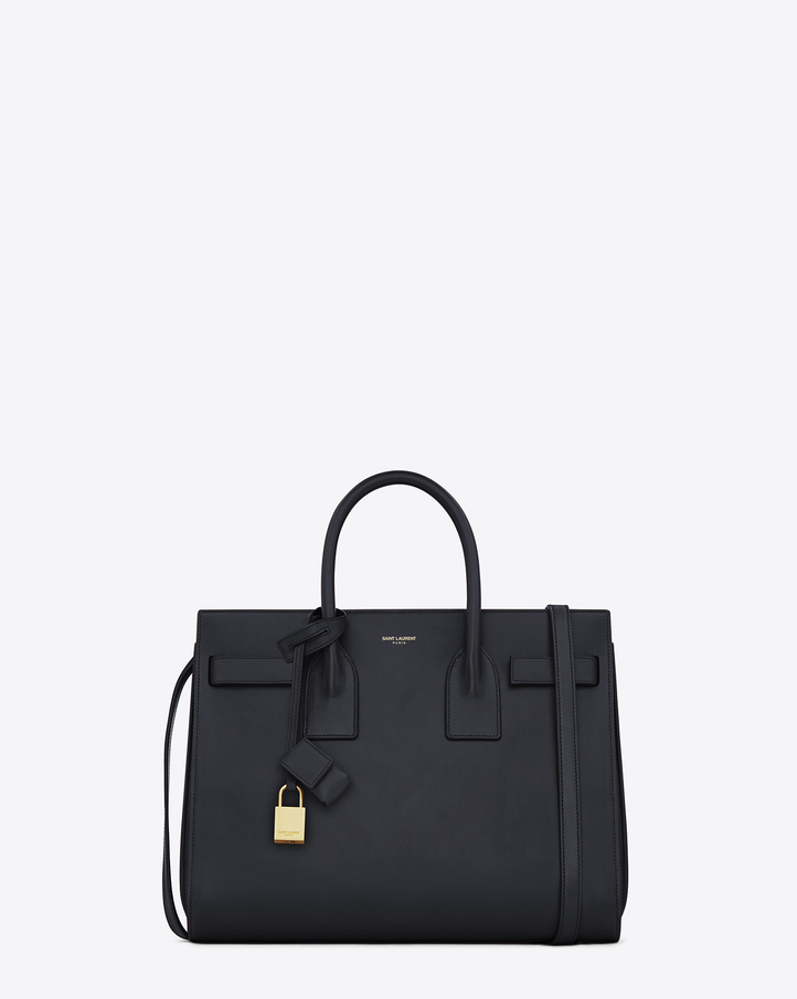 laurent classic small sac de jour bag in navy blue laurent classic small sac de jour bag in navy blue