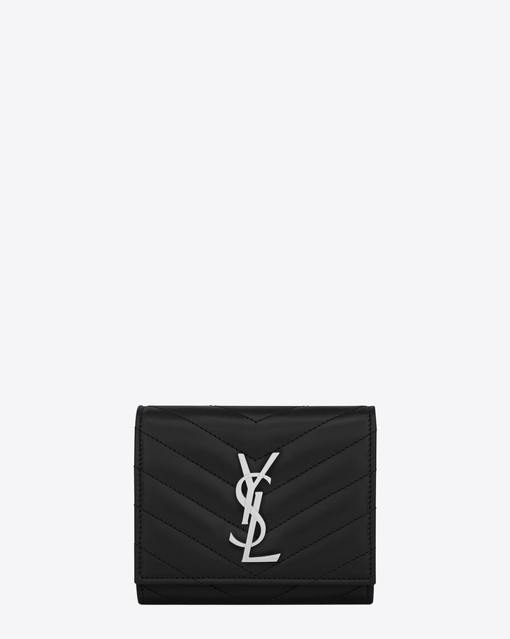 ysl keychain wallet