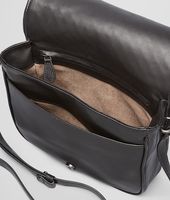 Bottega Veneta® NERO INTRECCIATO NAPPA MESSENGER BAG Bottega Veneta® NERO INTRECCIATO NAPPA MESSENGER BAG