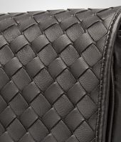 Bottega Veneta® NERO INTRECCIATO NAPPA MESSENGER BAG Bottega Veneta® NERO INTRECCIATO NAPPA MESSENGER BAG