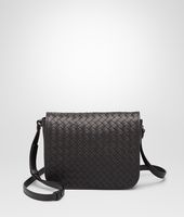 Bottega Veneta® NERO INTRECCIATO NAPPA MESSENGER BAG Bottega Veneta® NERO INTRECCIATO NAPPA MESSENGER BAG