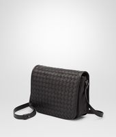 Bottega Veneta® NERO INTRECCIATO NAPPA MESSENGER BAG Bottega Veneta® NERO INTRECCIATO NAPPA MESSENGER BAG