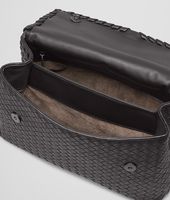 Bottega Veneta® Nero Intrecciato Nappa Olimpia Bag Bottega Veneta® Nero Intrecciato Nappa Olimpia Bag