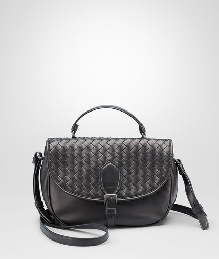 BOTTEGA VENETA - Nero Intrecciato Nappa Bag