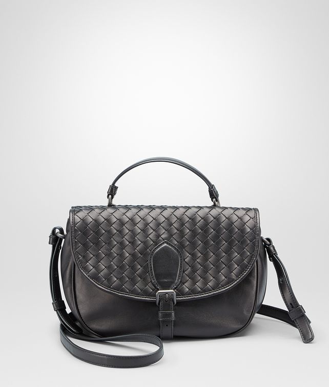 BOTTEGA VENETA NERO INTRECCIATO NAPPA BAG Top Handle Bag D fp