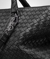 Bottega Veneta® NERO INTRECCIATO NAPPA CONVERTIBLE BAG Bottega Veneta® NERO INTRECCIATO NAPPA CONVERTIBLE BAG