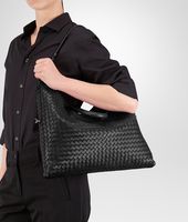 Bottega Veneta® NERO INTRECCIATO NAPPA CONVERTIBLE BAG Bottega Veneta® NERO INTRECCIATO NAPPA CONVERTIBLE BAG