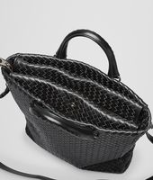 Bottega Veneta® Nero Intrecciato Light Calf Tote Bag Bottega Veneta® Nero Intrecciato Light Calf Tote Bag