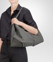 Bottega Veneta® TASCHE AUS GEWASCHENEM CERVO LEDER NEW LIGHT GREY Bottega Veneta® TASCHE AUS GEWASCHENEM CERVO LEDER NEW LIGHT GREY