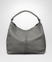Bottega Veneta® TASCHE AUS GEWASCHENEM CERVO LEDER NEW LIGHT GREY Bottega Veneta® TASCHE AUS GEWASCHENEM CERVO LEDER NEW LIGHT GREY