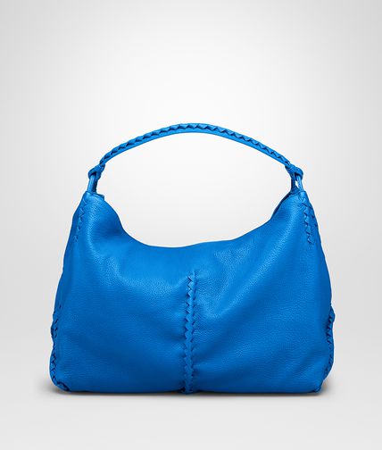 BOTTEGA VENETA - Signal Blue Washed Cervo Bag